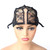 BTWTRY U Part Wig Cap for Making Wigs with Adjustable Strap Medium Size Black Dome Mesh Weaving Wig Cap for Women and Girls DIY Wigs (1 Pc, Black)