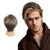 Swiking Men Wig Short Blonde Brown Layered Natural Synthetic Hair Full Wigs for Male Guy Daily Party Wear (Brown Blonde)