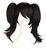 MapofBeauty Can Be Equipped With Hair Ornaments Cosplay Wigs (Black)