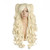 MapofBeauty Lolita Long Curly Clip on Ponytails Cosplay Wig (Light Blonde)