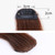 Hand Made Long Straight Bangs 1pcs Invisible Clip In Side Bangs Human Hair Nature Look Hair Piece Extension Light Brown