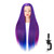 Hairingrid 26"-28" Mannequin Head Hair Styling Training Head Manikin Cosmetology Doll Head Synthetic Fiber Hair and Free Clamp Holder (Colourful)