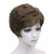 Wiginway Short Straight Synthetic Wigs Wave Shaggy Hairstyle Layered Hair with Bangs for Lady Women