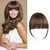 Shinon Hair Bangs Clip for Women Wispy Hair Bangs 10 A Human Hair Fashion clip in Hair Extension Dark Brown Color