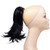 Onedor 12 inch Premium Synthetic Adjustable & Customizable Updo Style Ponytail Hair Extension with Clip on Claw Attachment (1# - Off Black)