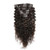 Deep Curly Deep Wave Brazilian Hair 100% Remy Human Hair Clip in Hair Extensions 20 Inches(50cm) 80g 7pcs/set Dark Brown