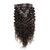 Deep Curly Deep Wave Brazilian Hair 100% Remy Human Hair Clip in Hair Extensions 16 inches (40cm) 80g 7pcs/set, Color #2 Dark Brown