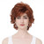 Aimole Short Curly Wig Synthetic Hair Women Natural Wigs (130 Fox Red)