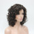 Lydell Short Length Chestnut Brown Afro Curl Full Synthetic Wig Women Wigs (Chestnut Brown)