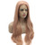 Lushy Hair Synthetic Lace Front Wig Straight Extra Long 28inch Pink Golden Mix Wig Heavy Density Heat Resistant Realistic Wig
