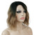 Lydell Short Wavy Bob Cuts Hairstyle for Women Light Brown Ombre Synthetic Hair Full Wigs