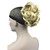 Lydell Short Ponytail Hair Extension Wavy Synthetic Hair-Piece with Jaw Claw (15BT613 Blond mix)