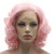 Lushy Hair short 10inch Pink Wig Heat Friendly Heavy Density Realistic Synthetic Lace Front Wig