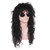 ColorGround Long Curly 80s Men Fashion Smart Rocker Style Wig