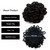 Yinmei Baibian Dreadlocks Bun Afro Puff Drawstring Ponytail Hair Chignon Nu Locs Braids Buns Hairpiece Synthetic Clip in Hair Extensions for Black Wo