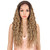 Style Icon 27" Lace Front Wig Ombre Blonde Long Curly Wavy Wig Synthetic Wigs for Women Heat Resistant Wig Density 130% (27", TT6/23C Goddess Wig)