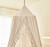 Mengersi Bed Canopy for Girls,Ruffled Canopy Bed Curtains Kids Canopy for Girls Room,Hanging Canopy Princess Play Tent for Reading Nook Play Room Dec