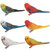 JOKFEICE Birds Figures - 6pcs Realistic ParrotToys Animal Figures Set - Simulated Plastic Animal Models Toys Kids Educational Toys for Boys and Girls