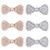 HomeSoGood 6 Pcs Bow Rhinestone Crystal Hair Clips, Hair Bow Barrettes Accessories for Women Girls