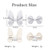Liasun 12Pcs/set Butterfly Bowknot Hair Clips Soft Wave Grain PU Hair Bows Clips with Alligator Clips Barrettes Hair Accessories for Baby Girls Kids