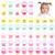 AMMY Hair Tie, 100 Pcs Hair Bands for Girls, Toddler Hair Ties, Colorful Hair Accessories, Ponytail Holders for Kids, Infant Girls, Children