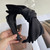 Wiwpar Knotted Wide Bow Headbands with Hair Hoop and Solid Accessories for Women and Girls (Black)