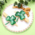 St. Patricks Day Hair Clips Rhinestone Glitter Green Leaf Hairpins for Women Lucky Shamrock Hair Clips Costume Hair Accessory Holiday Party Gifts (G