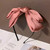 ROMODIYA Pink Bowknot Headbands: Large Hair Bands with Bows for Women and Girls - Hair Styling Accessories for Daily Wear, Makeup, Yoga, Sports