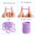 200Pcs Baby Hair Ties, Soft Cotton Toddler Hair Ties 1 Inch Multicolor Seamless Hair Bands Valentines Exchange for Kids