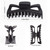 Antmoilios Extra Large Claw Clips for Thick Hair, 6.4 Inch Strong Hold Matte Jumbo Accessories for Women Long Curly Hair Cute Nonslip Big Jaw Clip Fr