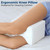 5 STARS UNITED Knee Pillow for Side Sleepers - Hip Pain Relief, Memory Foam Leg Cushion for Side Sleeping - Between Legs Pillow for Sciatica & Lower