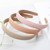 Cuizhiyu Solid Simple Headbands for Women 0.7inch Plain Soft Cloth Head Band No Slip Fashion Girls Pink Hair Bands Cute Hair Hoops hair Accessories P