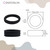 JASVERLIN 100 pcs Hair Ties Black Ponytail Holders, Soft Elastics Small No Damage Hair Bands for Women Girls Thick Thin Hair Styling Accessories Seam