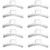 Hair Clips - Set of 10 - Aluminum 3.5 Butterfly Wave Setting Clips for Finger and Marcel Wave Hairstyles