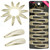 Dofash Snap Hair Clips Metal Grips 5CM/2 IN Barrettes for Thin Hair Basic Hair Accessories Hair Barrettes 12PCS (Blonde)