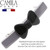 Camila Paris CP3371 French Hair Barrette Clip for Girls, Handmade Gray and Black, Strong Hold Grip Hair Clips for Women, No Slip and Durable Styling