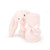 Jellycat Bashful Pink Bunny Soother, 13.5 - Security Blanket & Lovey for Babies - Baby Gift