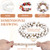 Yinder 9 Pcs Hair Accessories for Women Christmas Gift Pearl Hair Ties Crystal Elastic Ropes Scrunchies Stretchy Bead Bands Ponytail Holders Boho Han