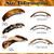 Yinder 9 Pcs Hair Clips Large Hair Barrettes Long Elegant French Barrettes for Women Classic Tortoise Shell Clamp Acetate Retro Clips 3.5' Automatic