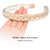 DIGUAN Width 0.9 inches Synthetic Hair Plaited Headband Braid With Teeth Hair Band Accessories for Women Girl (Light Honey Blonde)