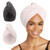 Turbie Twist 2-Pack Microfiber Hair Towel for Beauty, Travel, Gifting - Hair Wrap Turban for Straight, Wavy & Curly Hair - Premium Personal Care - Gr