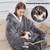 Cozystar Wearable Blanket Hoodie with Giant Pocket ?Pet Won't Leave? Extra Soft Sherpa Fleece Thick Warm ? Cozy Oversized Sweatshirt Blanket Jacket w