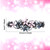 Janinka 4 Pcs Flower Barrettes for Women Ladies, Rhinestones Hair Accessories Crystal Barrette Spring French Ponytail Hair Clips for Women Wedding St