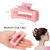 3.5 Inch Square Hair Clips for Women 6 Pack Hair Claw Clips Medium Claw Clips for Thick Thin Hair Rectangle Banana Jaw Hair Accessories for Women Gir