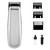 KEMEI Mini Hair Trimmer Compact, Portable Cordless Clipper for Men and Women, Precision Haircut and Shaving Tool Silver, Battery Powered and Travel F