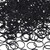Hicarer Pack of 2000 Mini Rubber Bands Black Soft Hair Elastics Braiding Bands for Small Dreadlocks, Wedding Hairstyle and More