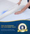 Premium 100% Waterproof King Mattress Protector Breathable Cooling 3D Air Fabric Cover Smooth Soft Hypoallergenic Noiseless Bed Cover Machine Washabl