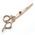 7/8/9 inch rose gold, silver 440c Japanese hair scissors salon hairdresser and thinning hairdresser (Rose Gold)