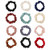 12Pcs Satin Elastic Hair Accessories - Comfortable Silk Scrunchies, Skinny Ties for Wedding, Teen Girl Trendy Gifts