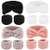 Tihebax 12PCS Spa Headband and Wrist Towels for Face Washing Set, Cute Soft Microfiber Makeup Headband for Women Girls, Highly Absorbent Wristband fo